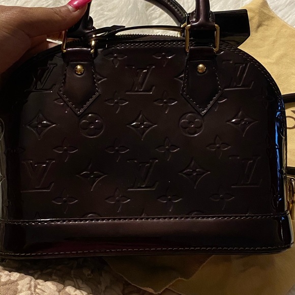 Coming soon alma bb Vernis monogram Amarante - Picture 5 of 12